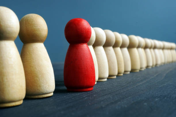 istock Stand out from the crowd. Individuality, originality and uniqueness. 1126892407