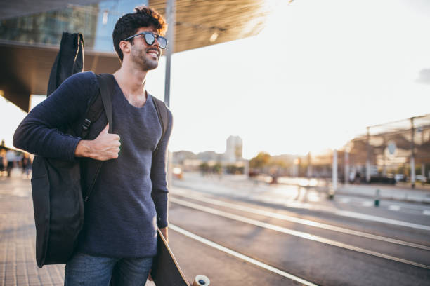 istock Hipster man outdoors 1126893762