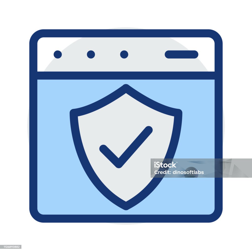Protection Secure Shield Stock Illustration - Download Image Now ...