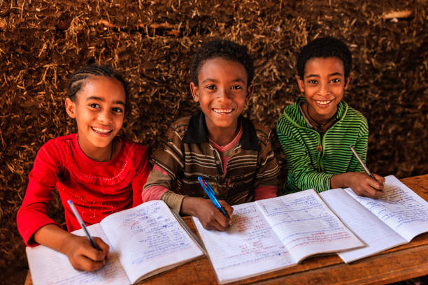 istock African children during the class, East Africa 1126894564