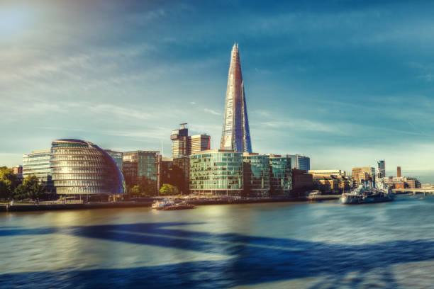 istock Shard and Thames river in London, UK 1126899094