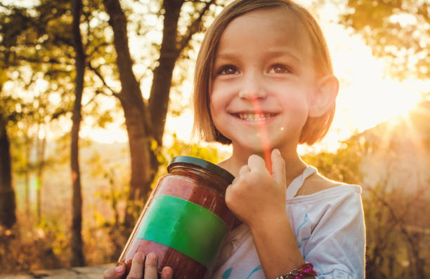 Jam, Jar, Eating, Health, Child, Nature
