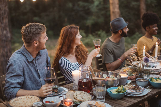 istock Party dinner on porch 1126911695