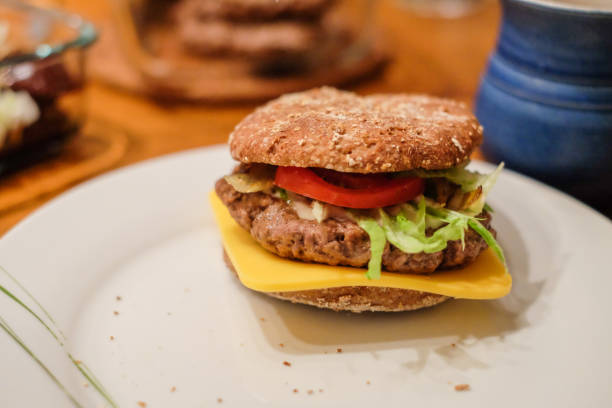 istock Close-up of a hamburgers 1126913782
