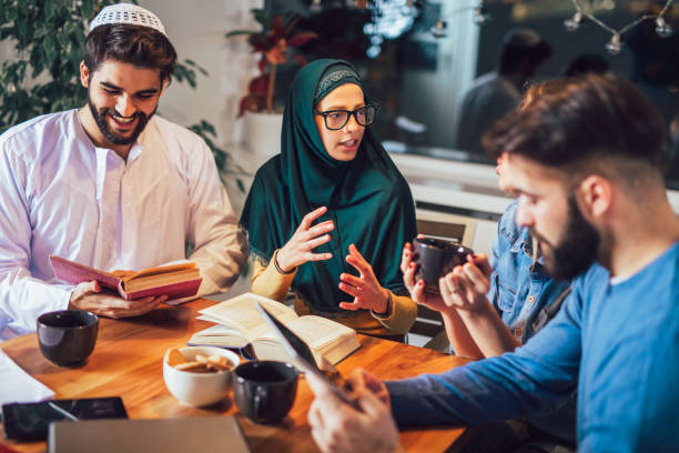 istock Group of students study at home. Learning and preparing for university exam. 1126913900