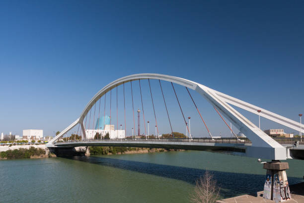 istock Puente del Alamillo - Harp bridge Seville 1126914064