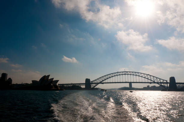 istock Silhouette of Sydney Harbor Bridge 1126916368