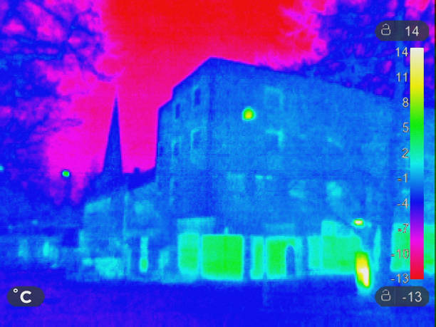 istock Thermal Image of building 1126916981