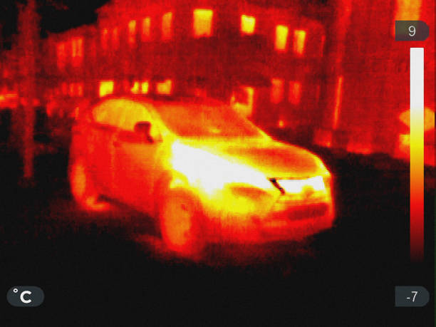 istock Thermal Image of a car 1126917014
