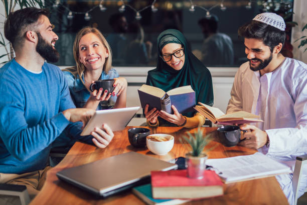 istock Group of students study at home. Learning and preparing for university exam. 1126918073