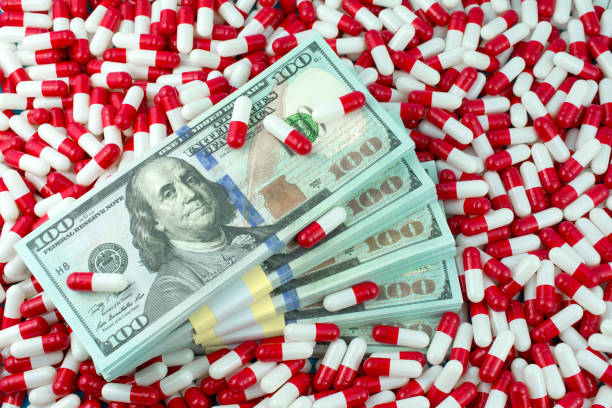 high price drugs concept"n stock photo