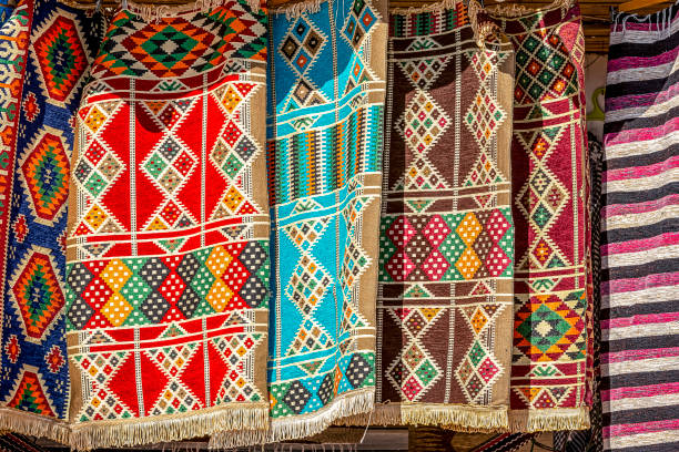 istock incredibly beautiful and bright curtains with traditional Arabic patterns 1126920316