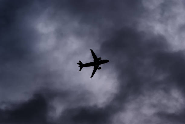 istock Aircraft in front of dramatic sky 1126921476