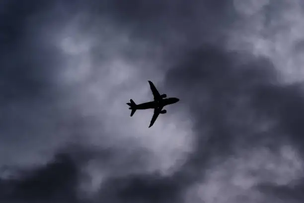 Photo of Aircraft in front of dramatic sky