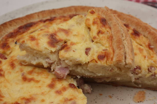 istock Quiche lorraine  French cooking 1126928067