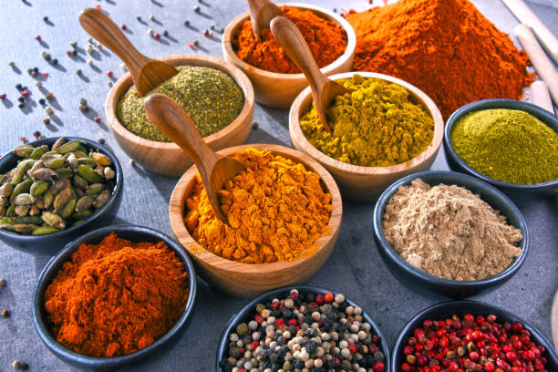 istock Variety of spices on kitchen table 1126929598