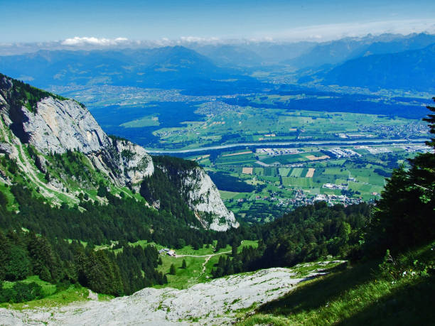 istock View of the river Rhine valley from the Alpstein mountain range 1126932039