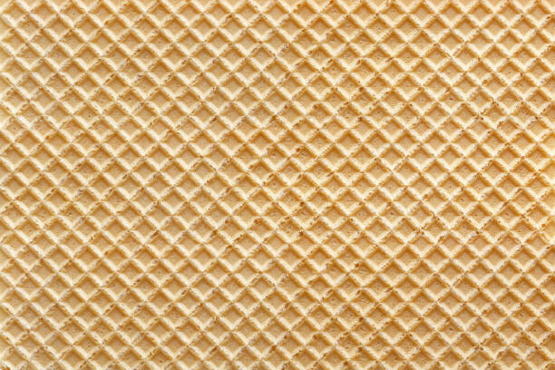 wafer com fundo de baunilha - wafer - fotografias e filmes do acervo