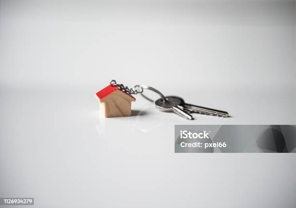 Home Front Door Key Stock Photo - Download Image Now - Apartment, Business, Business Finance and Industry