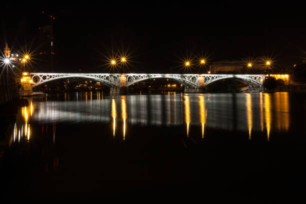 istock Spain Seville Triana bridge night 1126935009