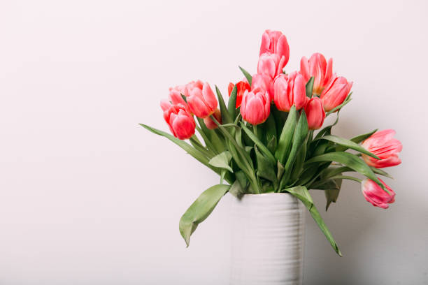istock Colorful tulips easter decoration in a home. Spring concept 1126935343