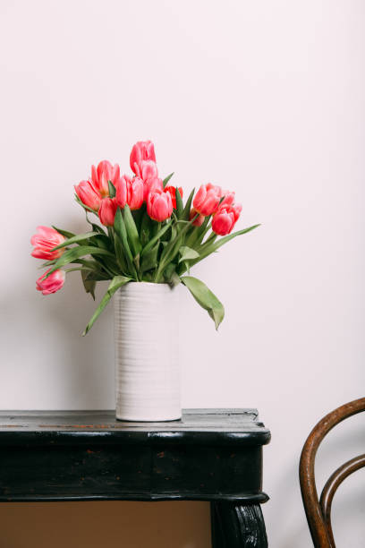 istock Colorful tulips easter decoration in a home. Spring concept 1126935392