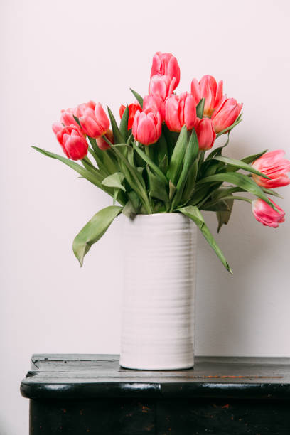 istock Colorful tulips easter decoration in a home. Spring concept 1126935416