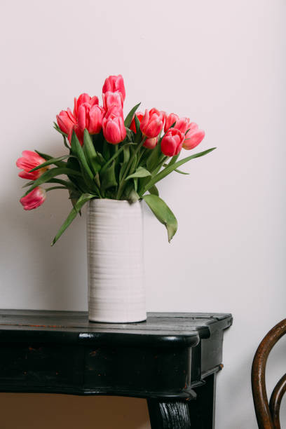 istock Colorful tulips easter decoration in a home. Spring concept 1126935516