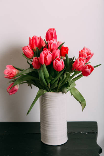 istock Colorful tulips easter decoration in a home. Spring concept 1126935530