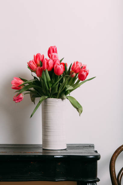 istock Colorful tulips easter decoration in a home. Spring concept 1126935542