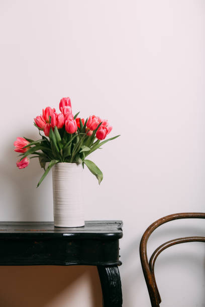 istock Colorful tulips easter decoration in a home. Spring concept 1126935554