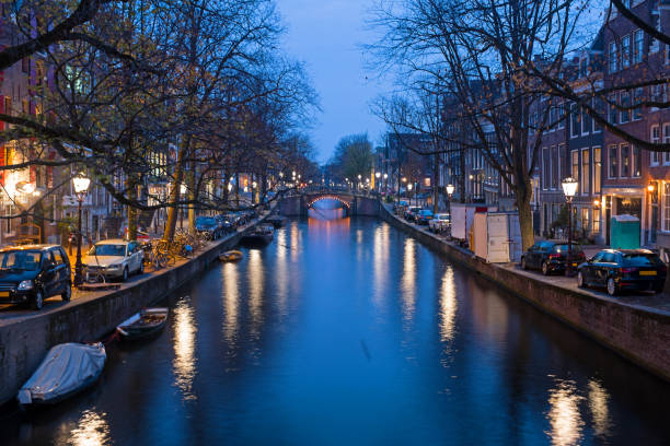 istock City scenic from Amsterdam in the Netherlands at sunset 1126938558