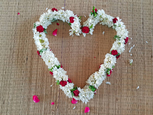 istock Beautiful heart from various flowers 1126939190
