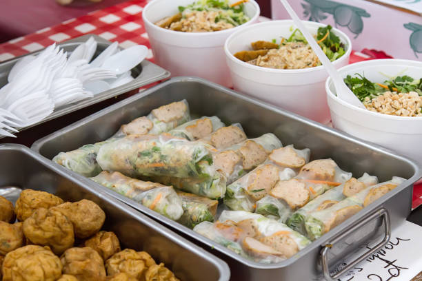 istock Festival Vietnamese cuisine. Exotic food. 1126941128