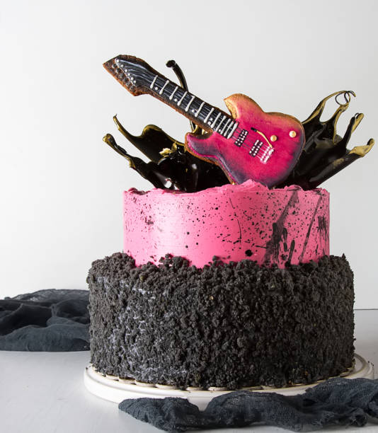 istock A birthday cake, a fun holiday for a child. White background. 1126942786