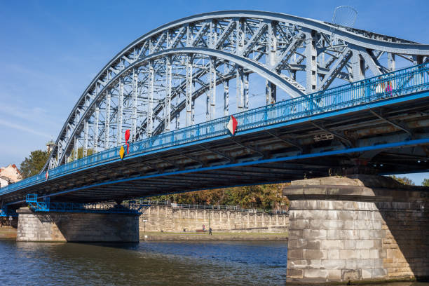 istock Jozef Pilsudski Bridge on Vistula River in Krakow 1126947777
