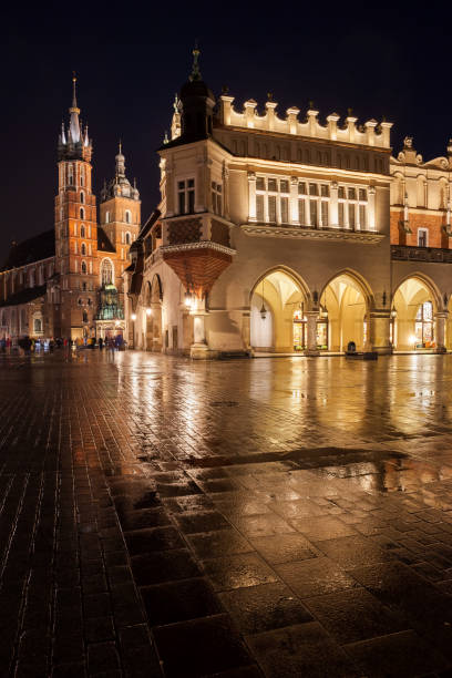 istock Krakow Old Town Square After Rain 1126947802