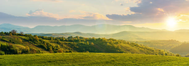 istock panorama of romania countryside at sunset 1126948709