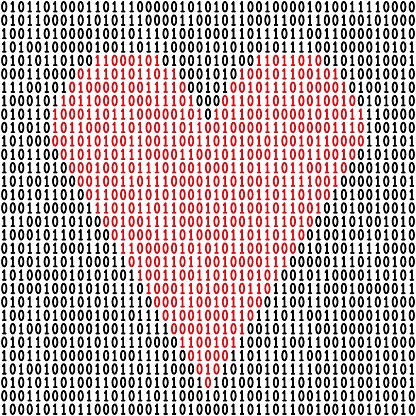 Heart Bit Code Binary Code Heart Stock Illustration - Download Image Now - Love ...