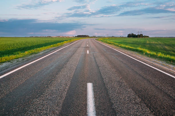 istock Travel Road Concept. Cloudy Sky. Nobody 1126951456
