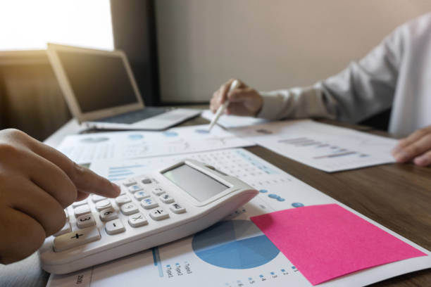 istock Professional Business colleague team working and analyzing with new project, Idea presentation and meeting strategy plan of financial business investment 1126957248