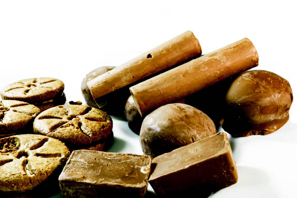 istock Chocolate cookie with milk powder 1126958074
