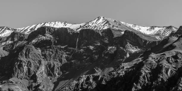 istock Black-and-white landscape of the Peruvian Andes 1126965191