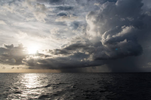 istock Storm Clouds Coming In at Sunset & Dusk 1126970332