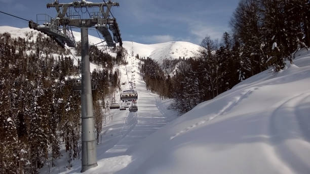 istock The ski resort on Rosa Khutor 1126975564