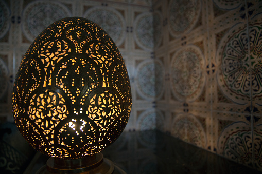 Traditional Moroccan lamp