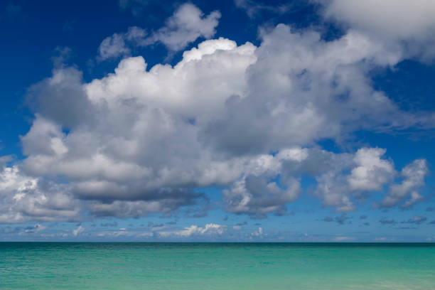 istock Cumulus clouds in the Caribbean 1126982543
