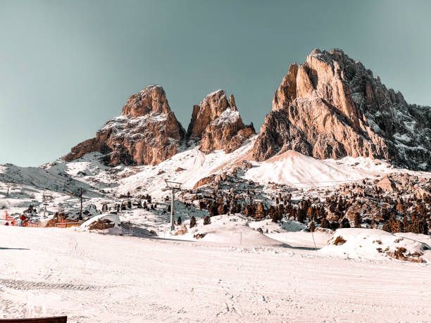 istock Landscape of winter in Alps. 1126984434