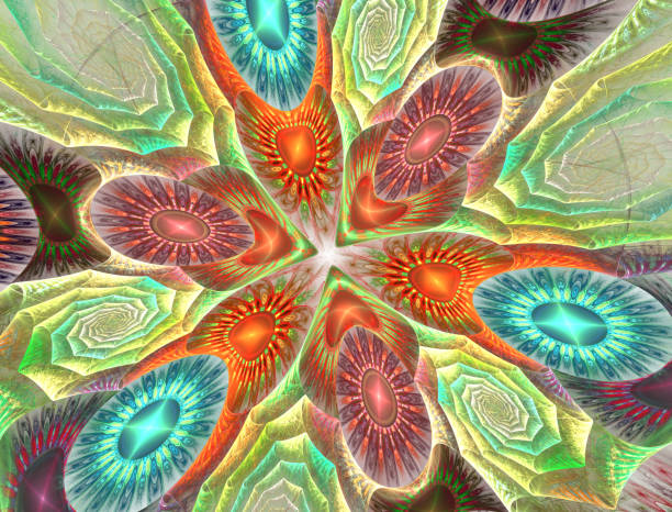 istock Beautiful multicolor kaleidoscope Unique design. 1126991742