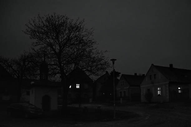 istock Nechranice village in evening 1126993532